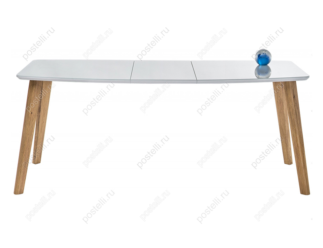 Стеклянный стол Серсея дуб монтана/белый (Арт 462079)