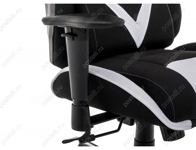 Игровое кресло Record белое/черное (Арт. 11483)