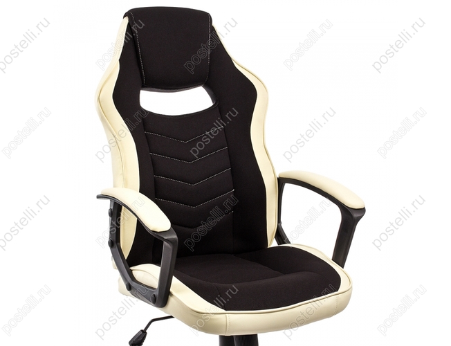 Игровое кресло Gamer черное/бежевое (Арт. 1861)
