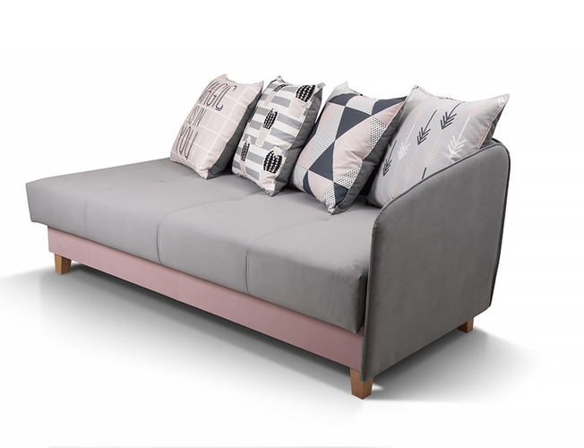 Тахта САНГ (серый/розовый)