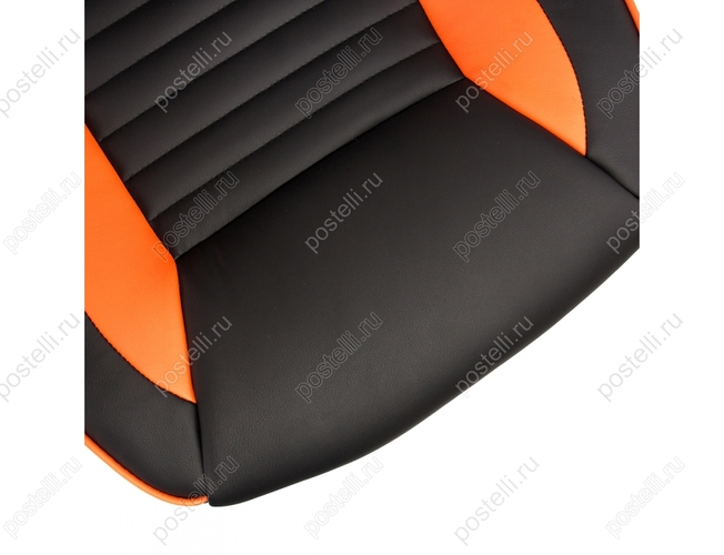 Игровое кресло Leon черное/оранжевое (Арт. 1876)