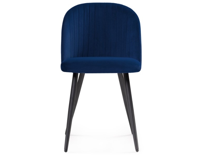 Стул на металлокаркасе Gabi 1 dark blue/black (Арт.15353)