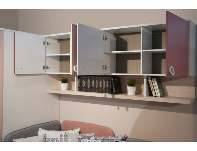 Шкаф навесной SMARTY PINK