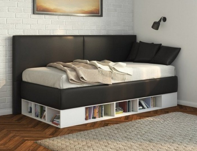 Односпальная кровать тахта Lancaster с матрасом Optima Classik EVS500