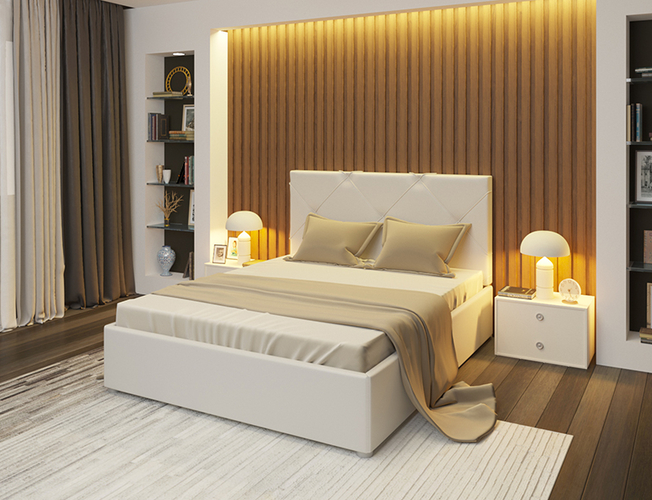 Кровать Альменно, фото в интерьере