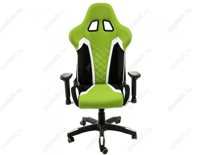 Игровое кресло Prime черное/зеленое (Арт. 1858)