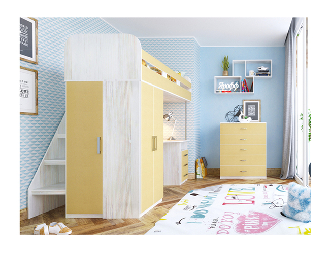 Кровать-чердак Ярофф СПб