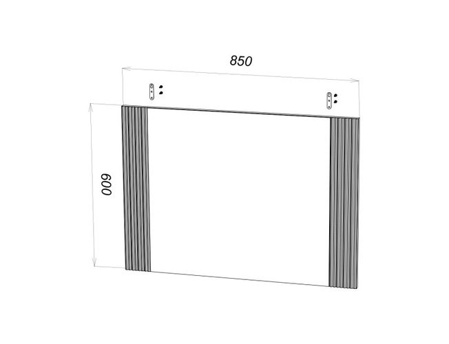 Зеркало Ольга-2 ФАНТ