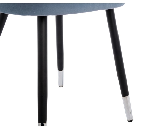 Стул на металлокаркасе Gabi blue/black (Арт.15112)