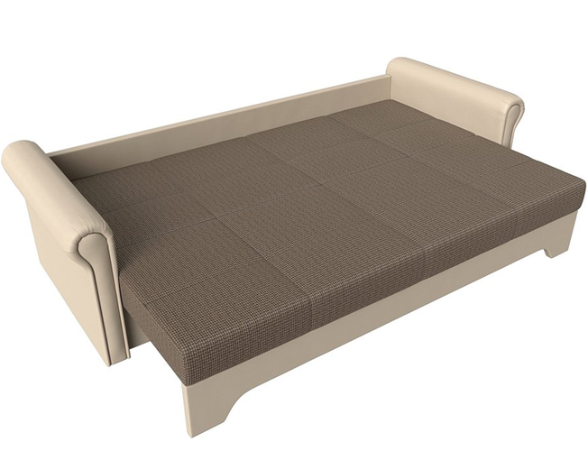 Диван прямой Европа (экокожа с тканью)