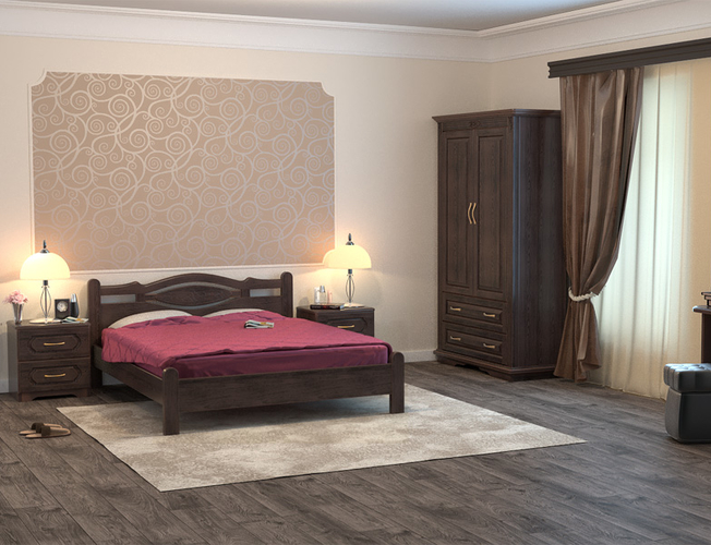 Купить кровать Орден 1 венге