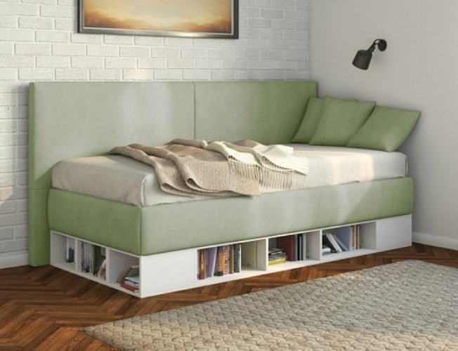 Односпальная кровать тахта Lancaster с матрасом Optima Classik EVS500