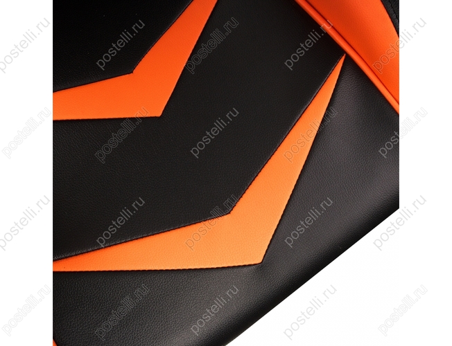 Игровое кресло Racer черное/оранжевое (Арт. 1855)