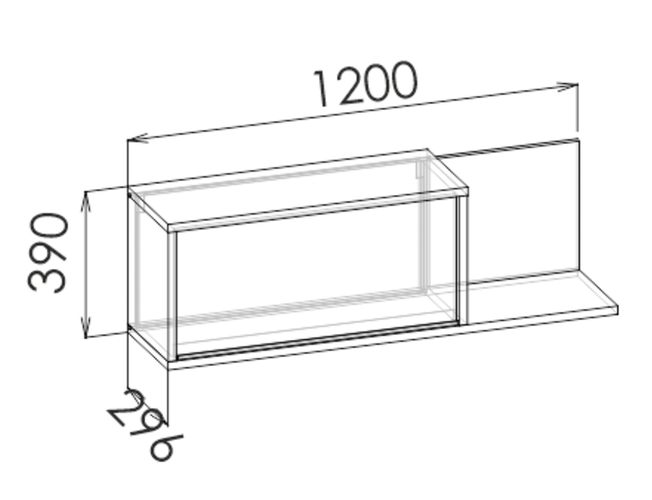 Шкаф навесной RALF FORSAGE Y
