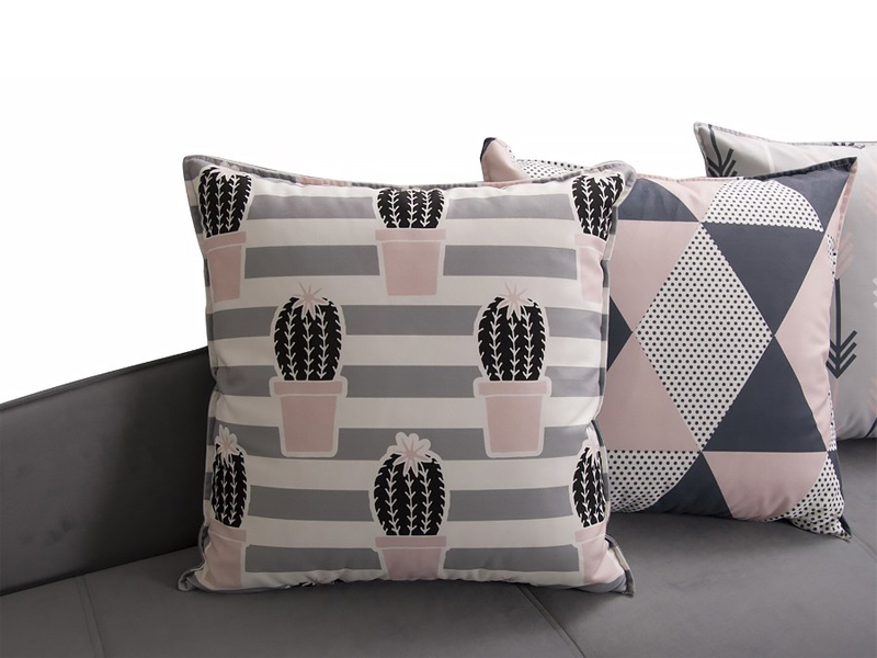 Тахта САНГ (серый/розовый)