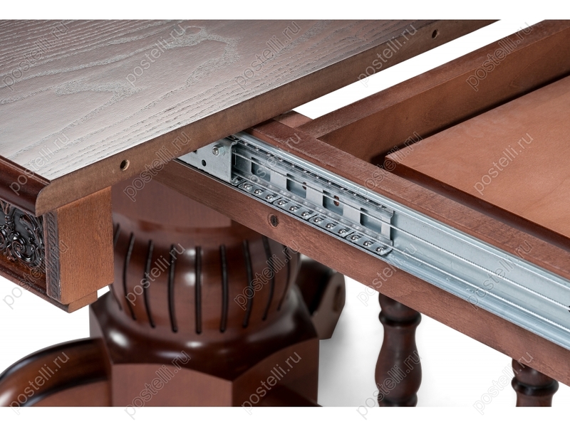 Обеденный стол Кассиль орех с коричневой патиной (Арт. 450829)