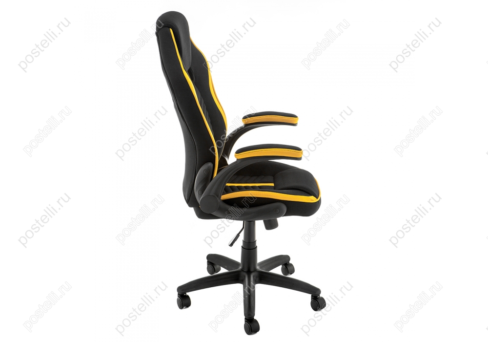 Игровое кресло Plast черный/желтый (Арт. 11322)