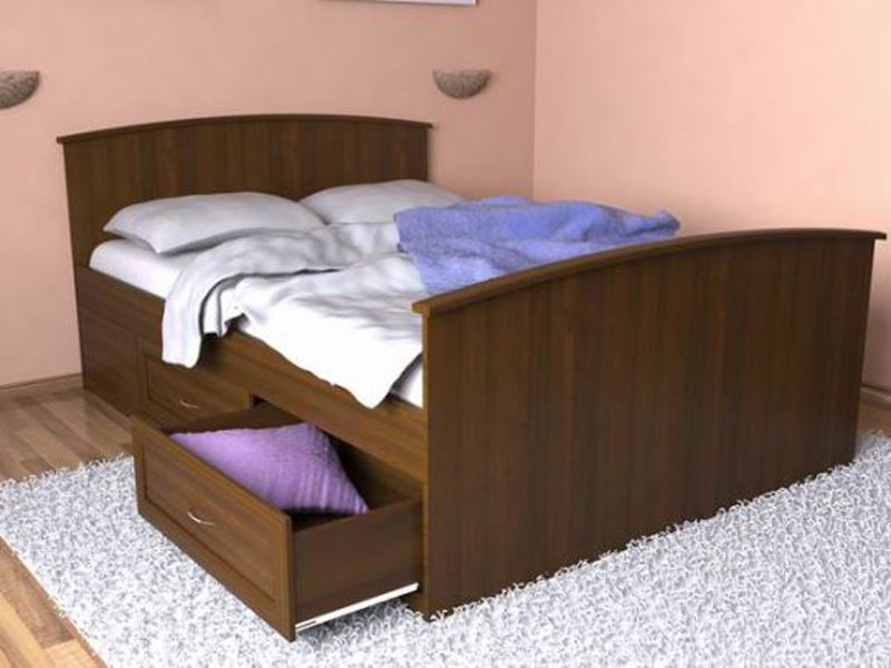 Кровать Славмебель с ящиками