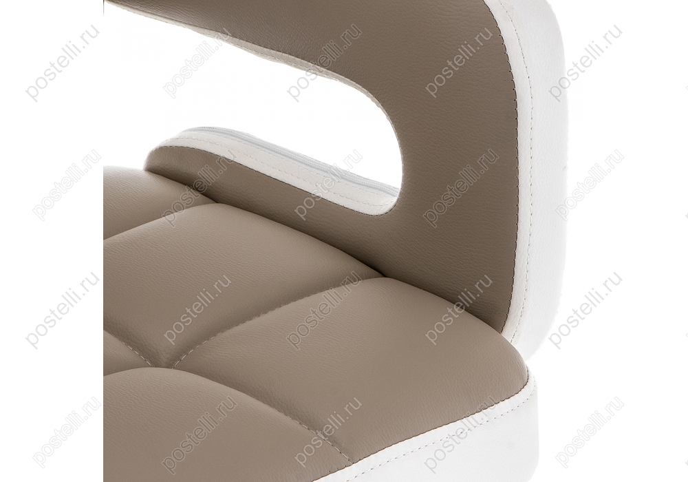 Барный стул Bent бежевый/белый (Арт.11287)