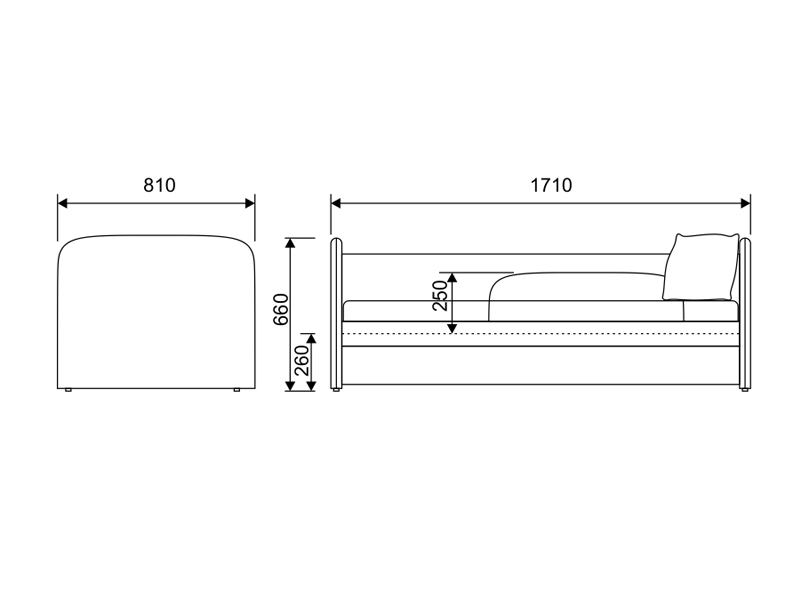Кровать детская IVY