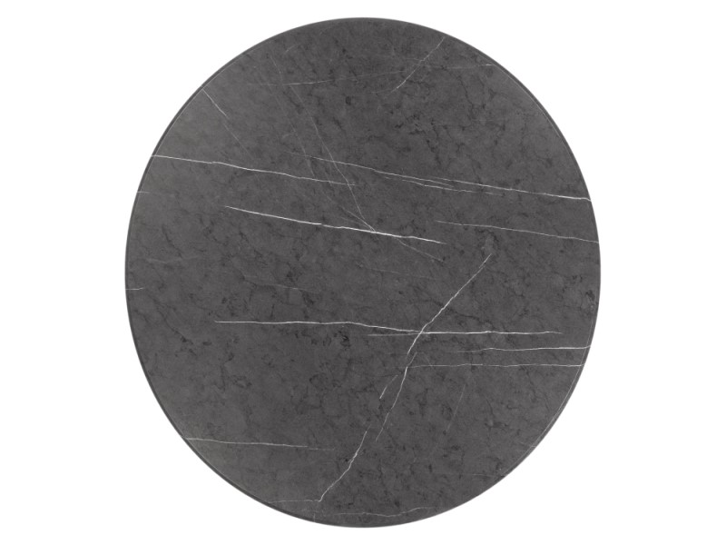 Стол Абилин 90 мрамор черный/черный матовый (Арт.507217)