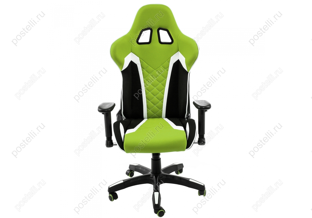 Игровое кресло Prime черное/зеленое (Арт. 1858)