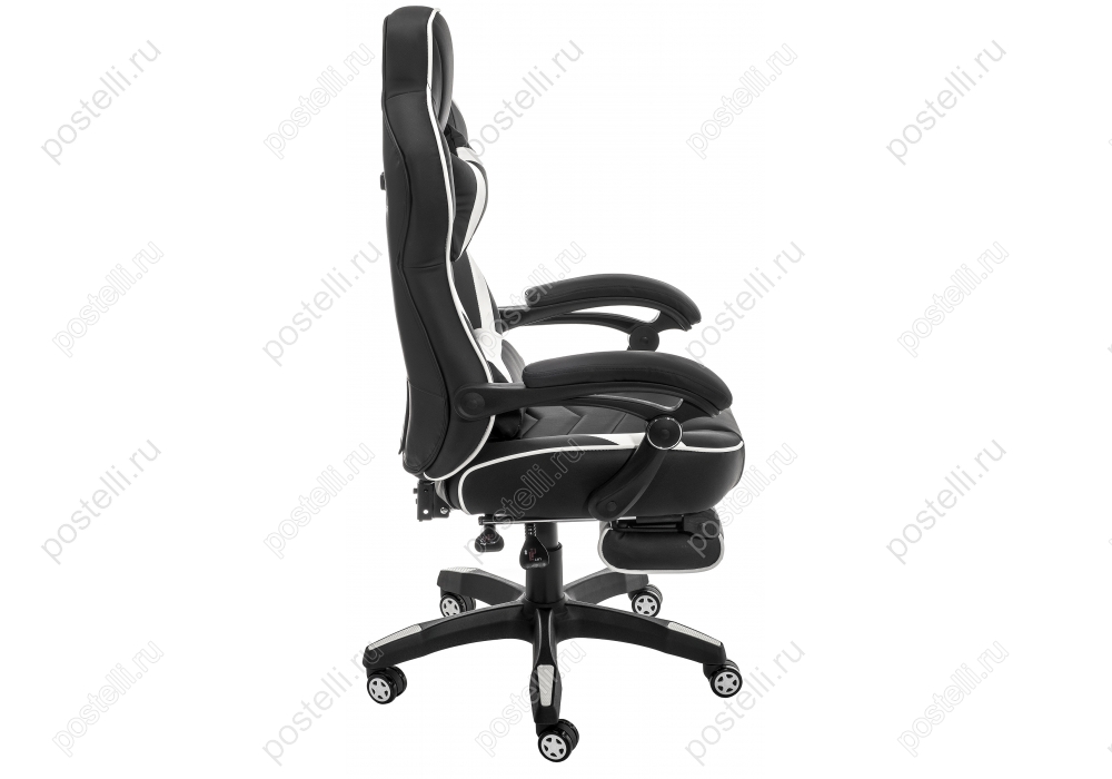 Игровое кресло Stimul черное/белое (Арт. 11515)